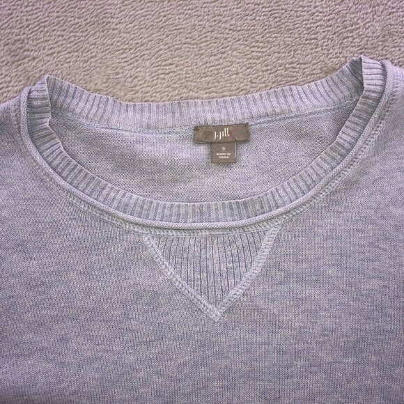 J.Jill Womens Sweater Small Crew Neck Long Sleeve Pullover Purple Knit Casual - Picture 10 of 14